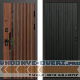 Termo Door Флекс Бетон Flat Черный кварц
